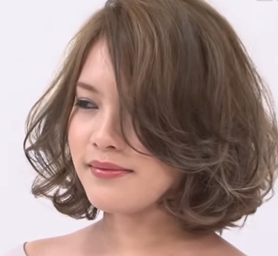 ブラウン系のダブルヘアカラー