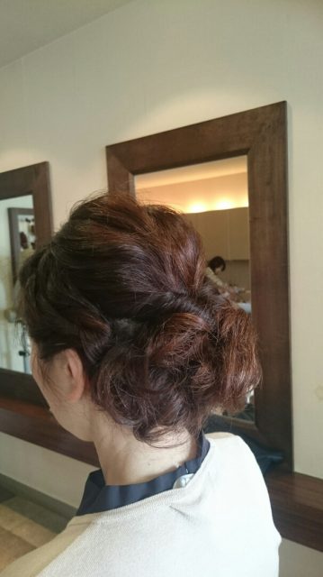 ヘアセットはクルリンパ画像