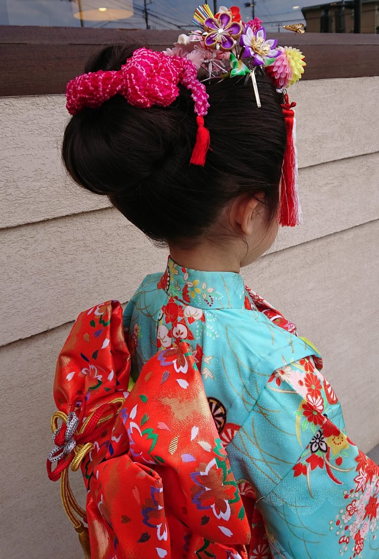 流山市 美容室 七五三の髪型と着付 | 流山市の美容室 ヘアサロン ウェーブ