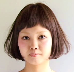 前髪ヘアカット画像