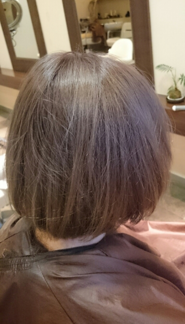 グレージューヘアカラー画像