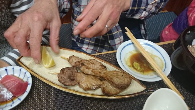 マグロの串焼き画像