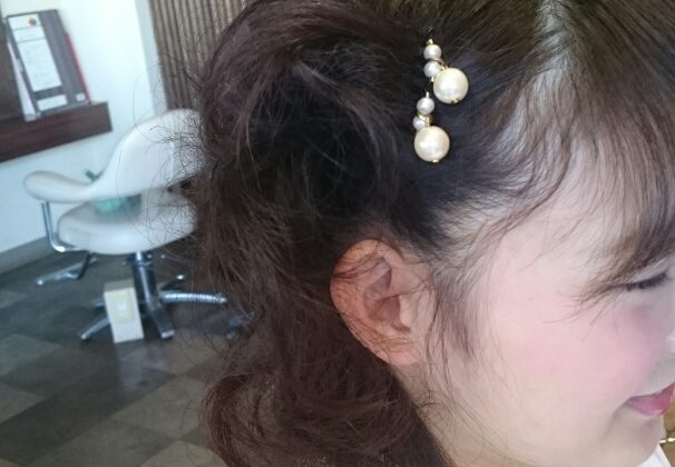 2次会でも崩れないヘアセット