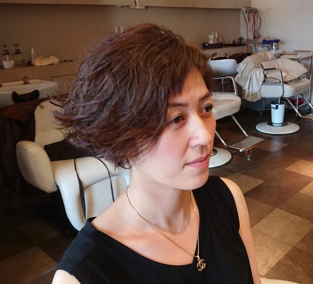 40代 50代のヘアスタイルショート編 流山市の美容室 ヘアサロン ウェーブ