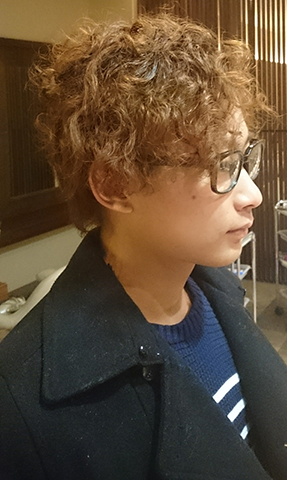 メンズパーマためのパーマ施術方法 流山市の美容室 ヘアサロン ウェーブ