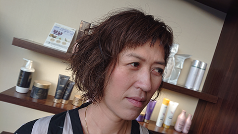 50代の縮毛矯正からのヘアチェンジ 流山市の美容室 ヘアサロン ウェーブ